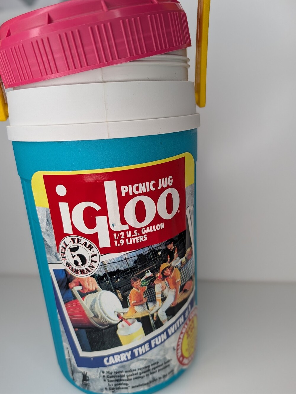 Igloo 80's Water Cooler Jug New Teal